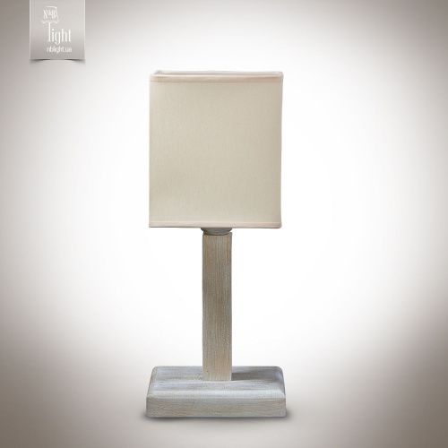 Настольная лампа 19100 Белый - золото - патина Абажур 70p5216