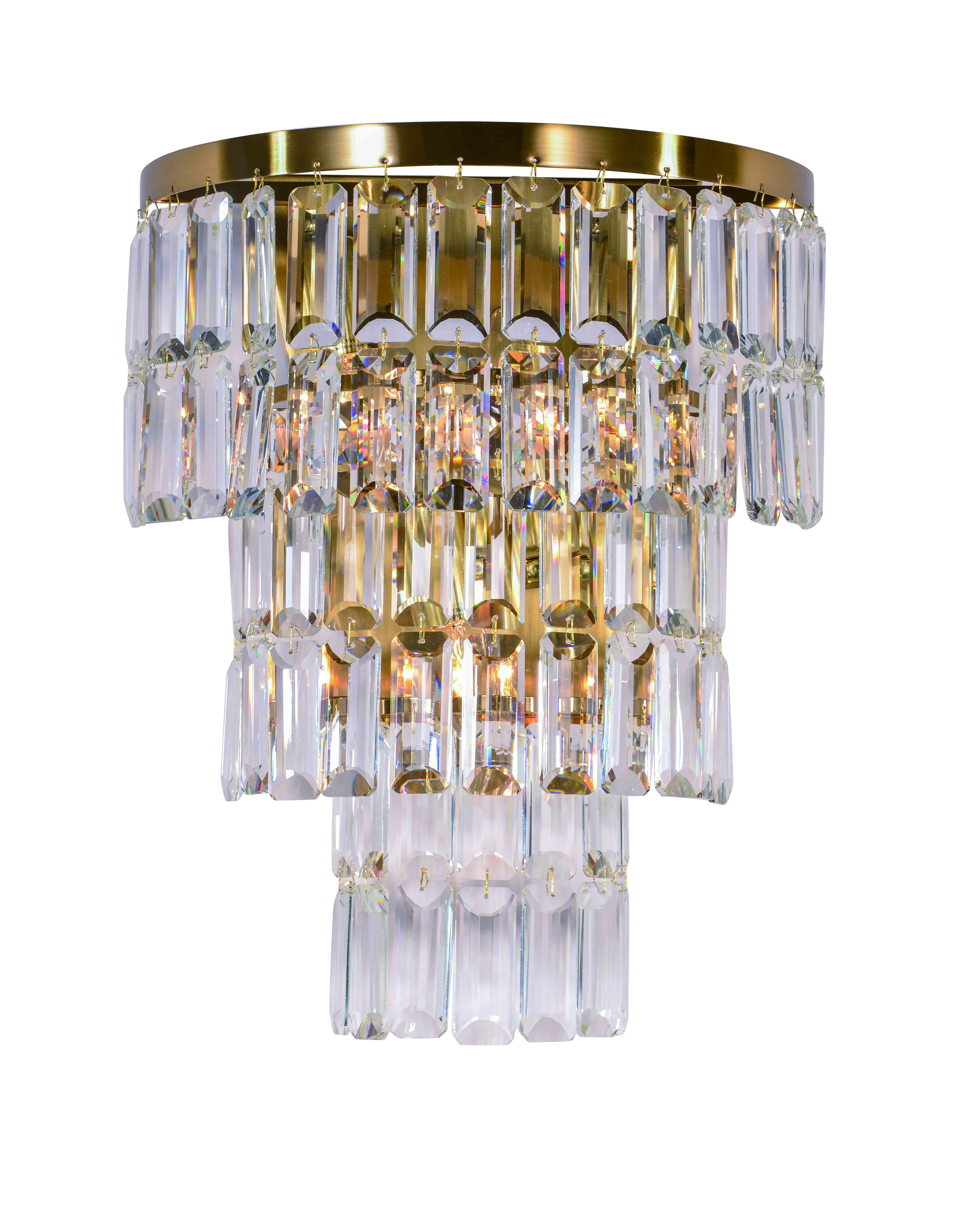 Люстра Nuolang W2752P/4A PLATING BRASS+CLEAR