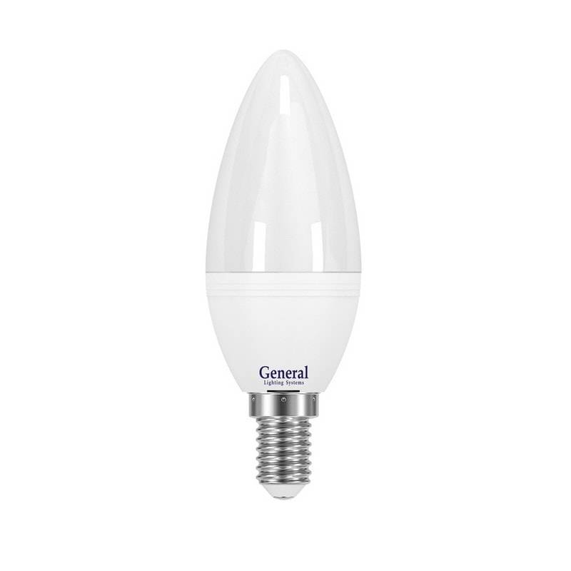 Светодиодная лампа GENERAL LIGHTING 638100 E14 7Вт Холодный белый 6500К