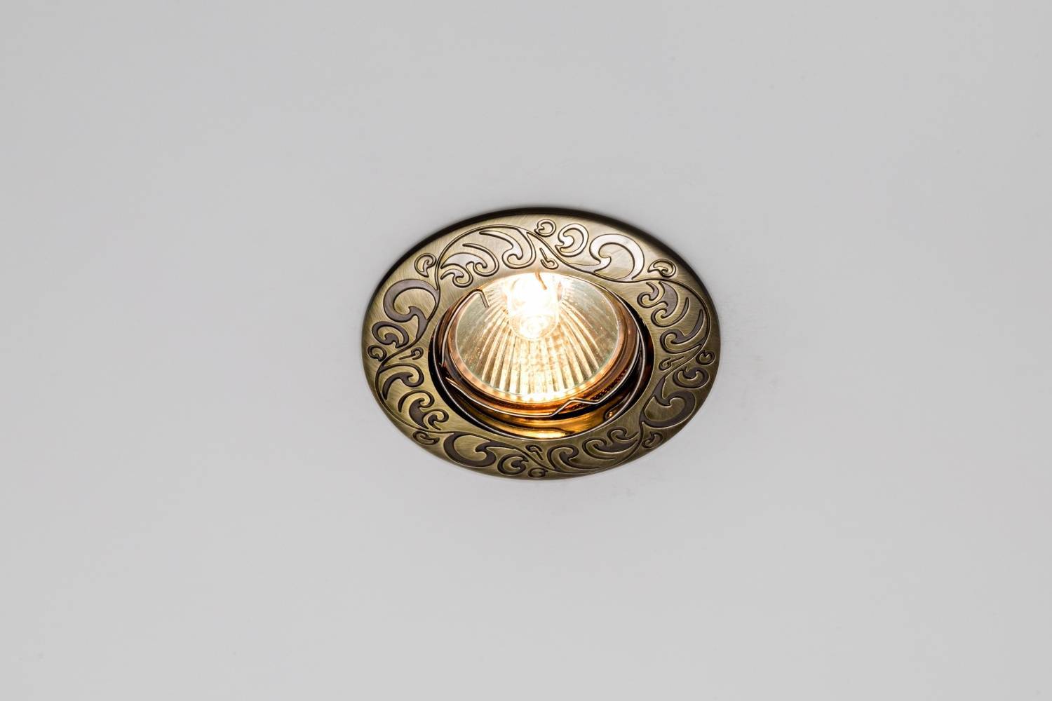 Светильник точечный MaxLight CAST 65 Green Antique Brass