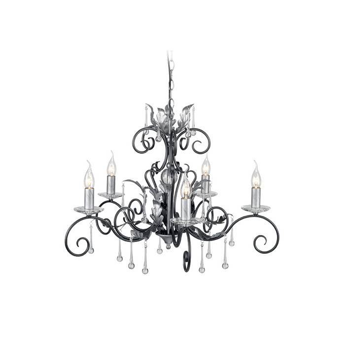 Подвесная люстра Elstead Lighting Amarilli AML5 BLK/SILVER