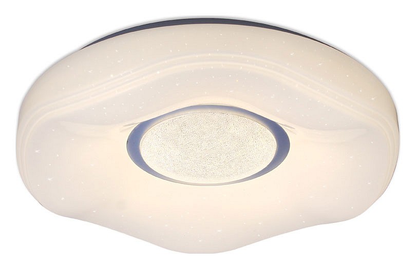Накладной светильник Ambrella Orbital Crystal Sand FS1236 WH 48W D390