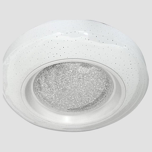 Накладной светильник Ambrella Orbital Crystal Sand FS1233 WH/SD 48W D390