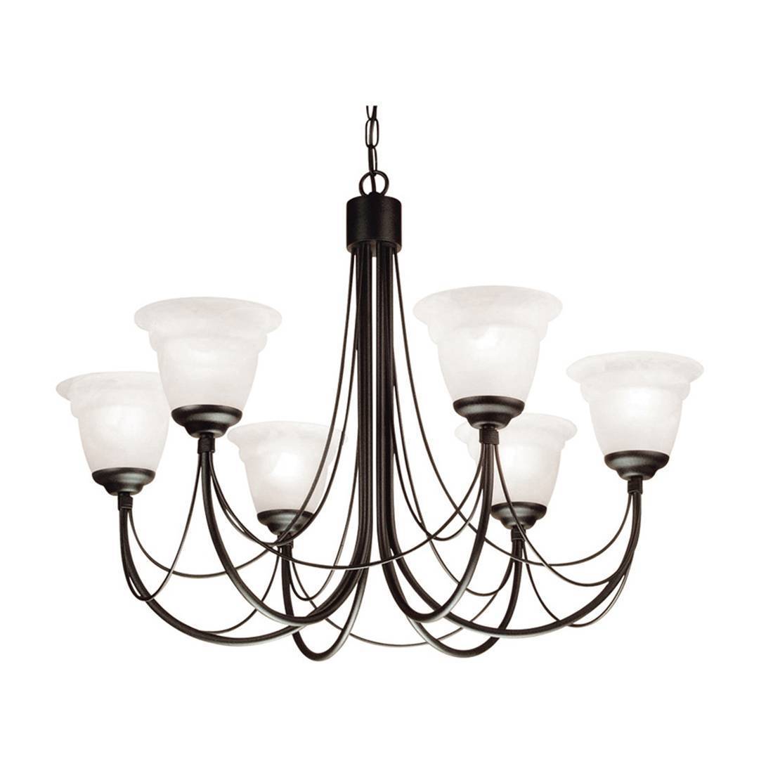 Подвесная люстра Elstead Lighting Carisbrooke CB6 BLACK