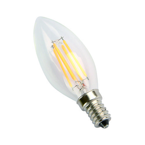 Светодиодная лампа Elvan E14-5W-3000K-CL-candle E14 5Вт Теплый белый 3000К