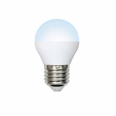 Лампа светодиодная (UL-00001070) E27 6W 6500K шар матовый LED-G45-6W/DW/E27/FR/O