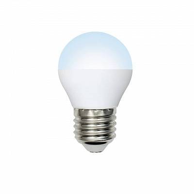Лампа светодиодная (10216) E27 6W 4500K шар матовый LED-G45-6W/NW/E27/FR/O