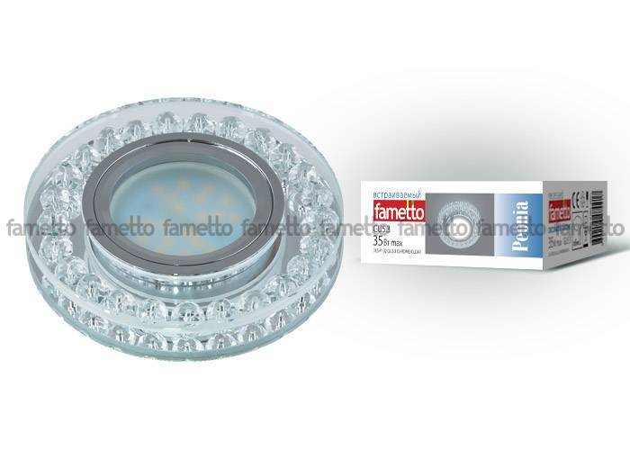 Светильник точечный Fametto DLS-P102 GU5.3 CHROME/CLEAR