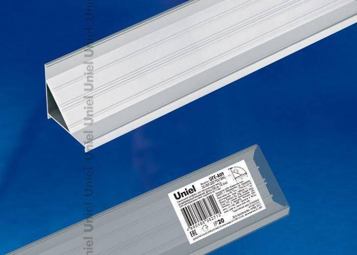 Профиль для светодиодных лент Uniel UFE-A UFE-A09 Silver