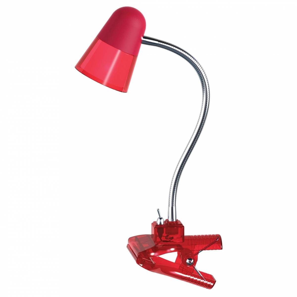 Светильник на прищепке Horoz HL014L Настольная лампа 3W Красный