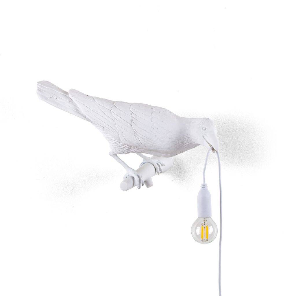 Настенный светильник Seletti Bird Lamp White Looking Right