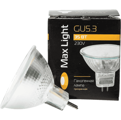 Лампа галогенная MaxLight JCDR 35W GU5.3 GU5.3