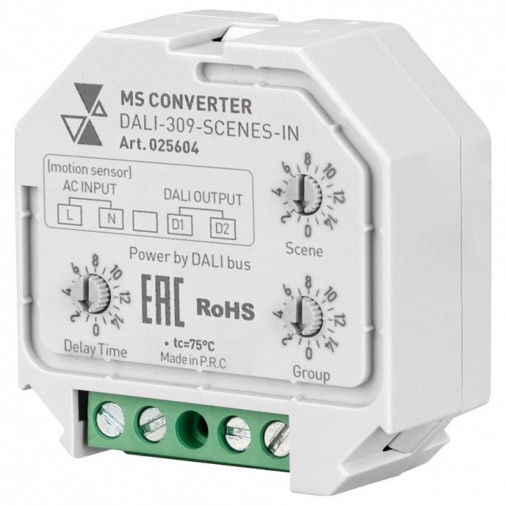 Конвертер электросигнала в радиосигнал Arlight Intelligent DALI-309-SCENES-IN (DALI bus, 230V)