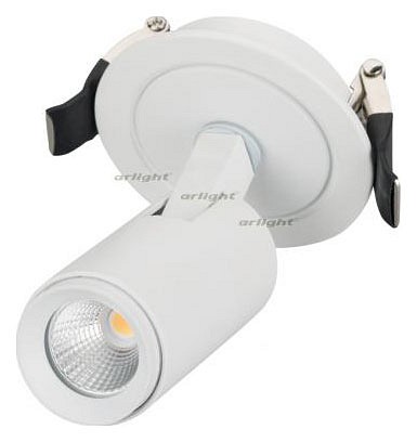 Встраиваемый светильник на штанге Arlight LGD-LUMOS-R35-5W White6000 (WH, 38 deg) 024283