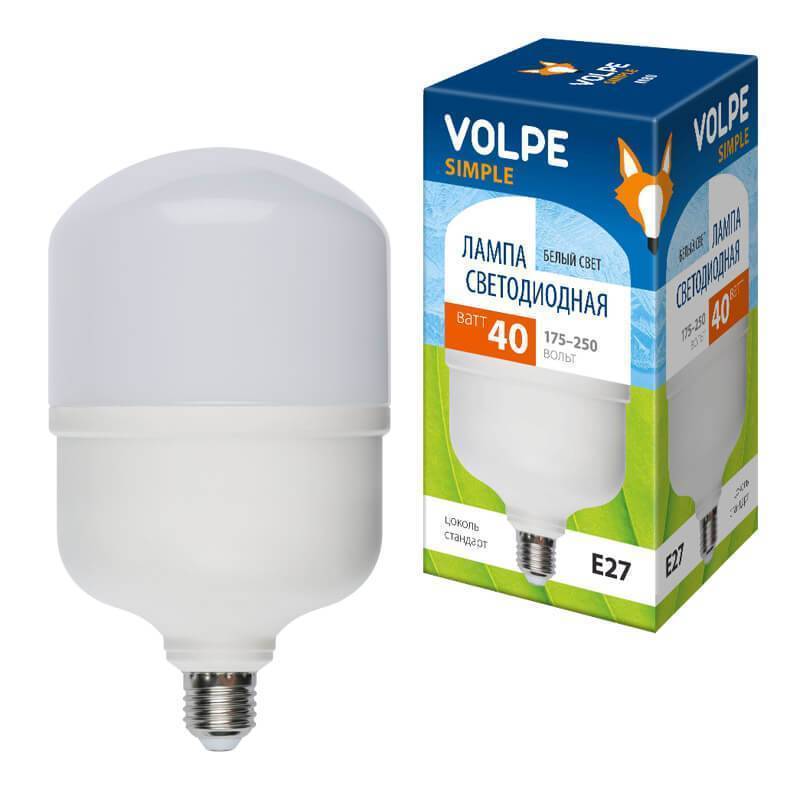 Светодиодная лампа Volpe LED-M80 LED-M80-40W/NW/E27/FR/S E27 40Вт 4000К