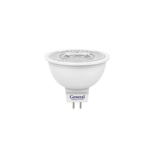 Светодиодная лампа GENERAL LIGHTING 636100 GU5.3 8Вт Теплый белый 3000К