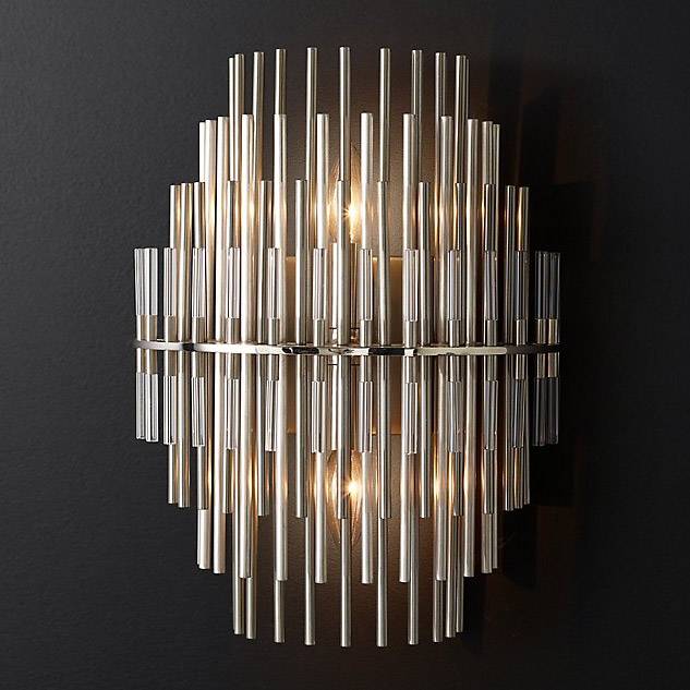 Бра Restoration Hardware Emile Sconce Pewter