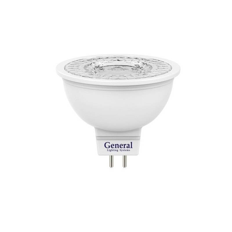 Светодиодная лампа GENERAL LIGHTING 636000 GU5.3 6Вт Холодный белый 6500К