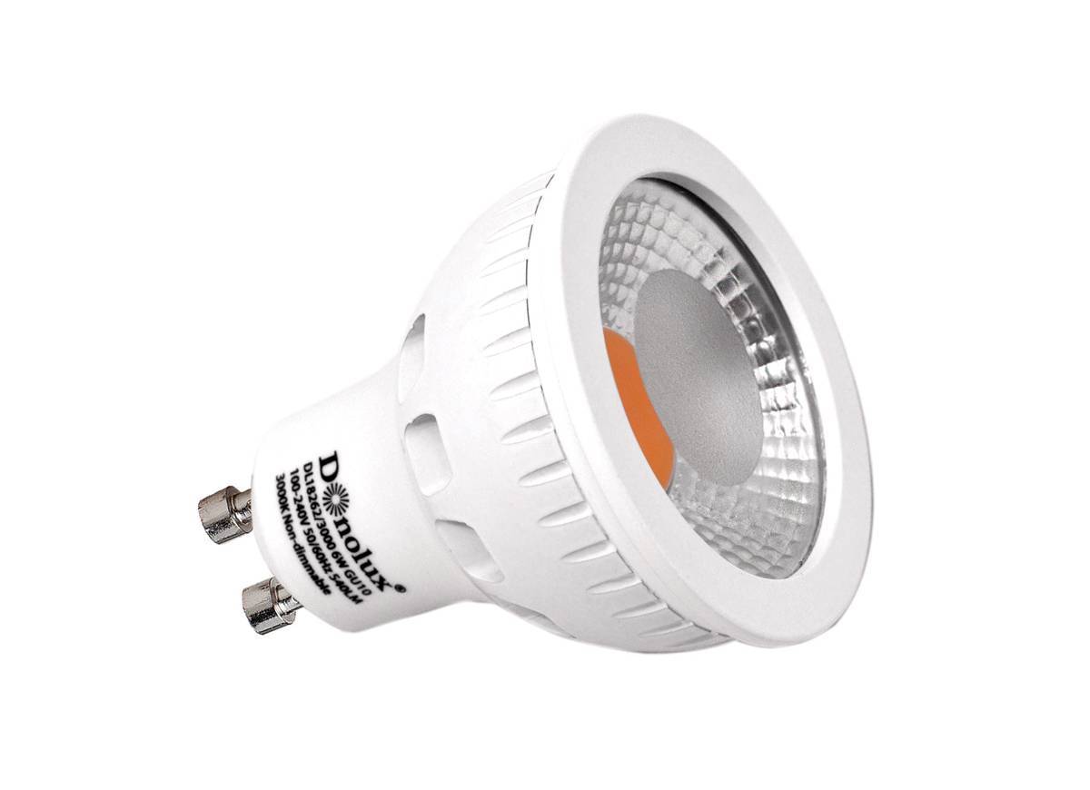 Светодиодная лампа Donolux DL18262 DL18262/3000 9W GU10 Dim GU10 9Вт Теплый белый 3000К