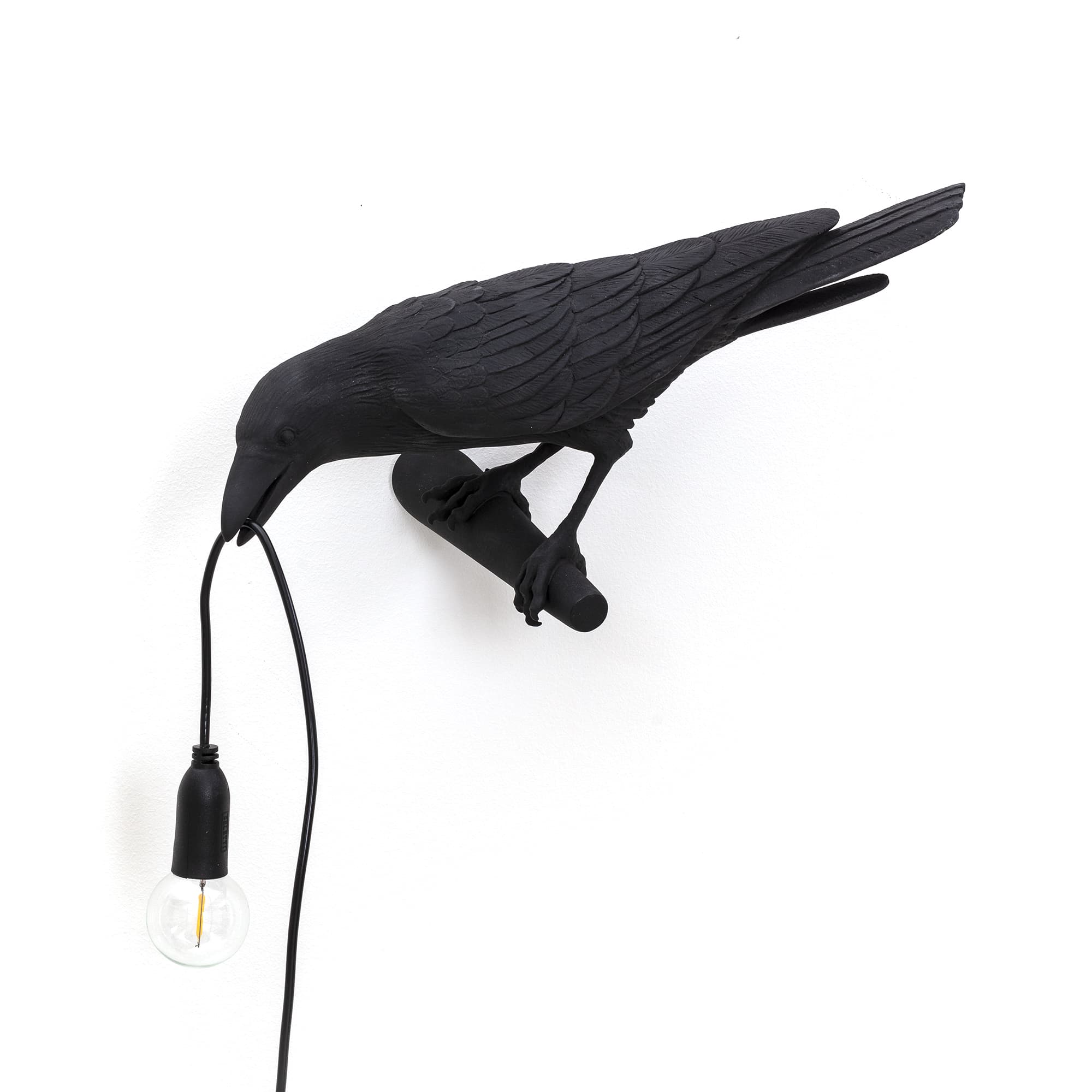 Настенный светильник Seletti Bird Black Looking