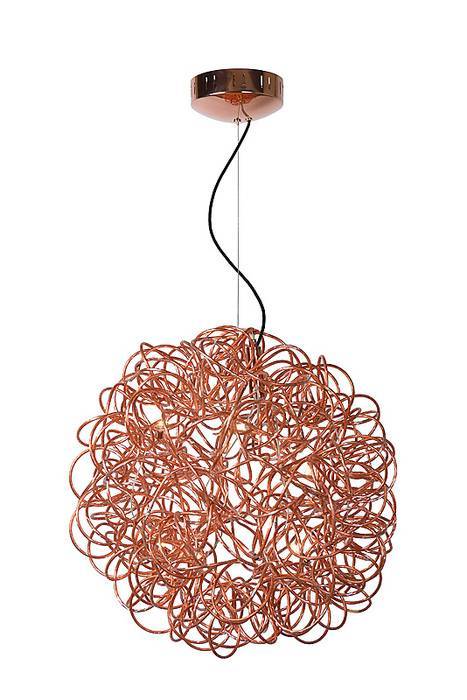 Подвесной светодиодный светильник Lucide Galileo-Led Copper 31476/32/17