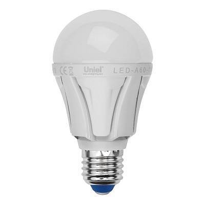 Лампа светодиодная (08128) E27 11W 4500K груша матовая LED-A60-11W/NW/E27/FR ALM01WH