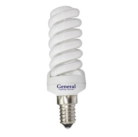 Лампа энергосберегающая GENERAL LIGHTING 7215 E14 15Вт Теплый белый 2700К