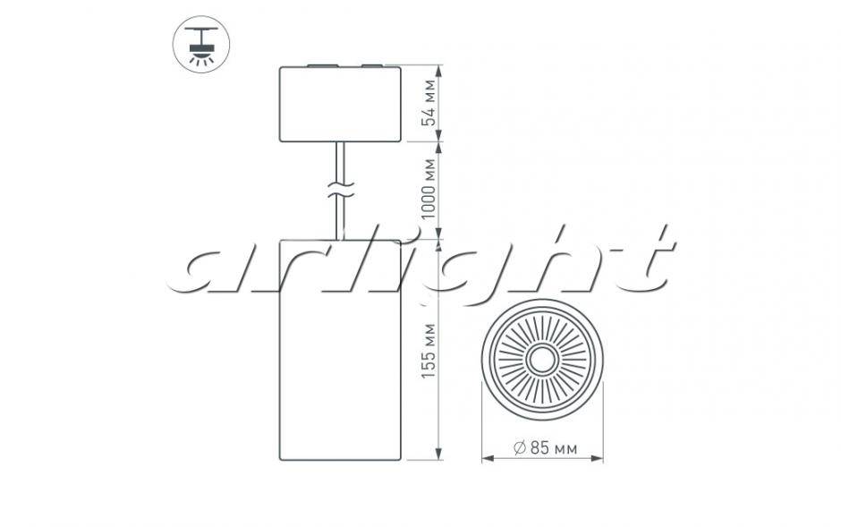 Светодиодный светильник Arlight 022966 15Вт Белый (дневной) 4000К