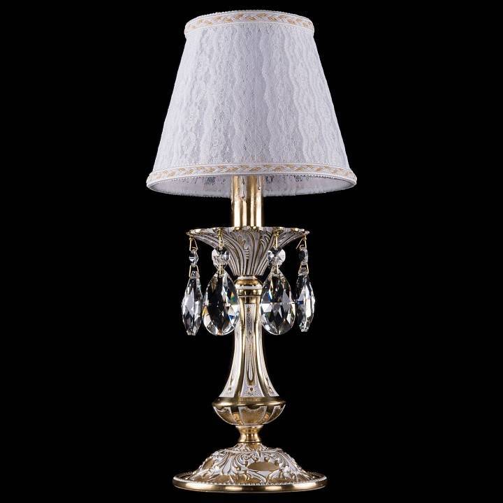 Настольная лампа декоративная Bohemia Ivele Crystal 7001 1702L/1-30/GW/SH13A-160