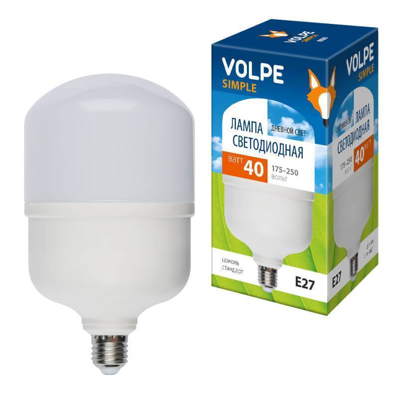 Светодиодная лампа Volpe LED-M80 LED-M80-40W/DW/E27/FR/S E27 40Вт 6500К