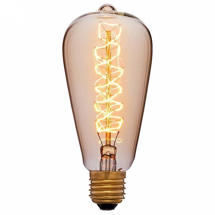 Лампа накаливания Sun Lumen ST64 E27 60Вт 2200K 052-269