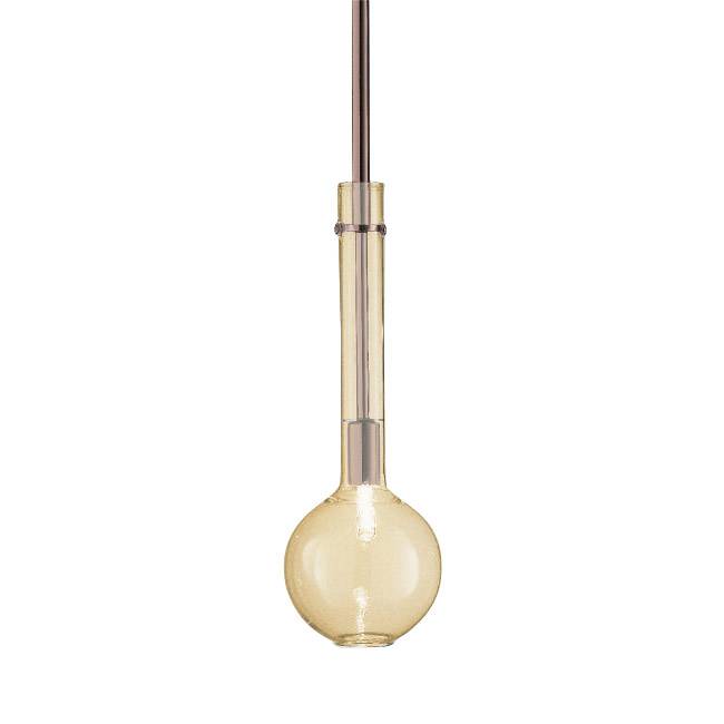 Подвесной светильник Selene Illuminazione Ampolla amber/copper