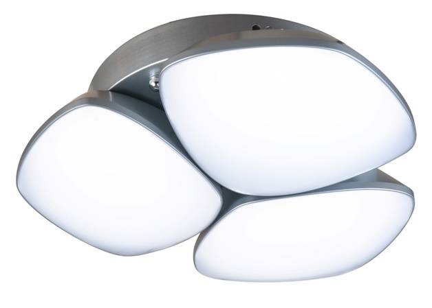 Потолочная светодиодная люстра с пультом ДУ IDLamp Primula 307/3PF-LEDSilver