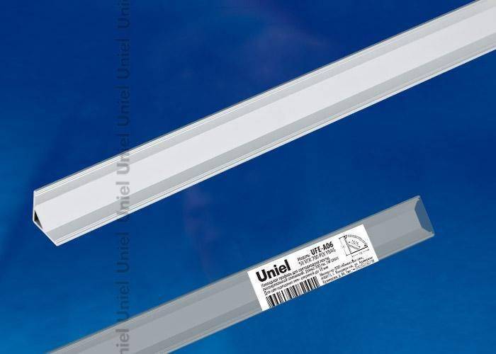 Профиль для светодиодных лент Uniel UFE-A UFE-A06 Silver