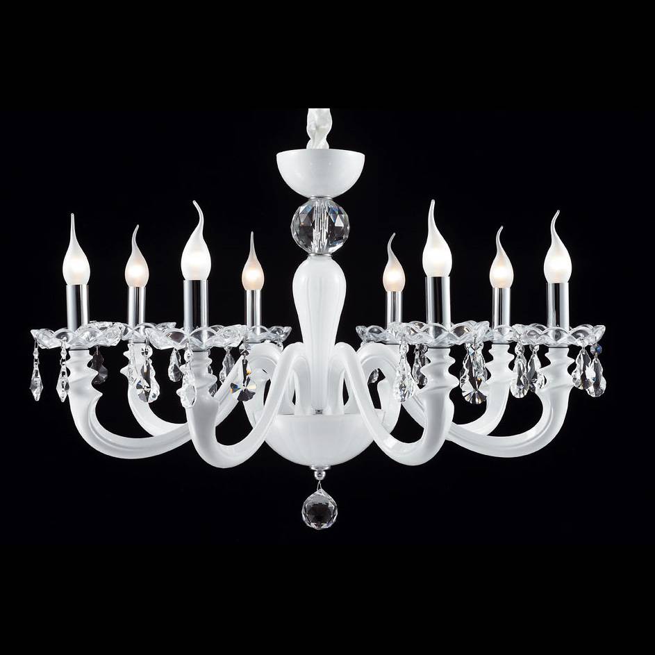 Люстра подвесная Crystal Lamp D1401-8WH