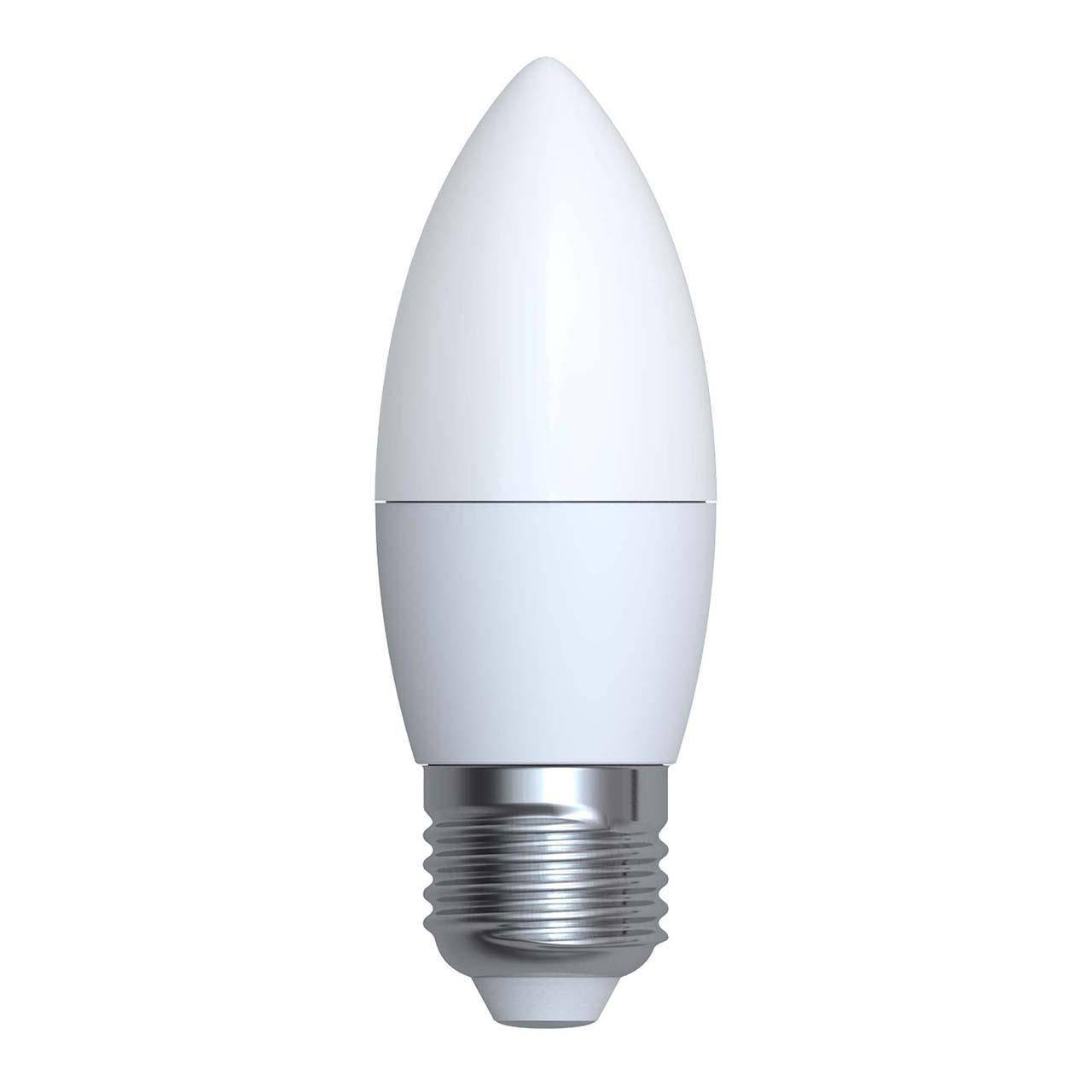 Лампа светодиодная (UL-00001768) E27 8W 4000K свеча матовая LED-C37-8W/NW/E27/FR/O