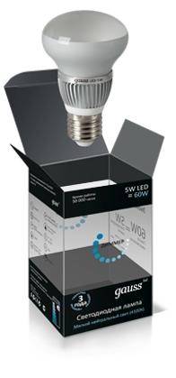 Диммируемая лампа Gauss R50 LED EB106102205-D E27 5Вт 4100К