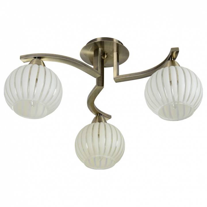 Люстра на штанге IDLamp 863 863/3PF-Oldbronze