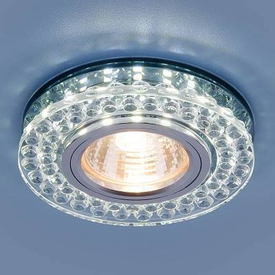 Встраиваемый светильник Elektrostandard 8381 MR16 CL/SBK прозрачный/дымчатый 4690389098321