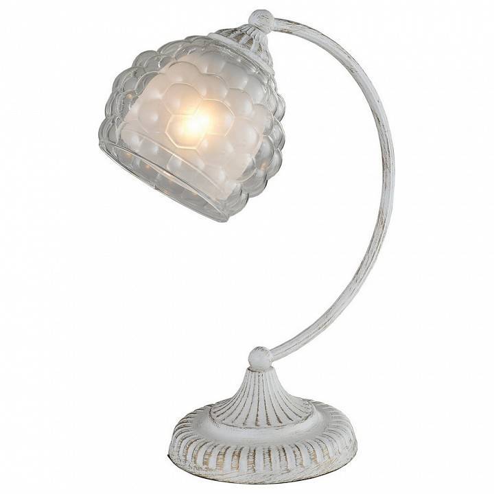 Настольная лампа декоративная IDLamp Bella 285/1T-Whitepatina