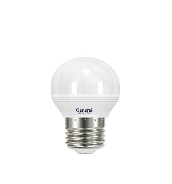 Светодиодная лампа GENERAL LIGHTING 640200 E27 8Вт Холодный белый 6500К