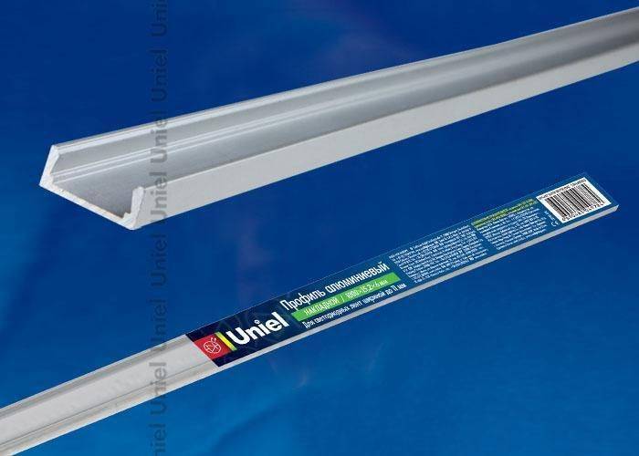 Профиль для светодиодных лент Uniel UFE-A UFE-A02 Silver