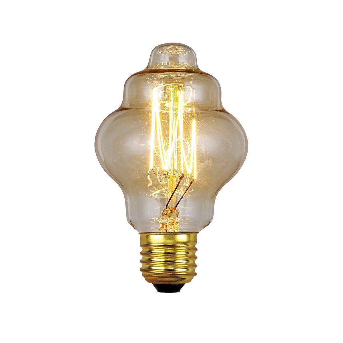 Ретро-лампа Elstead Lighting VINTAGE IND. LAMPS LP/FM60W/E27/RET E27 60Вт Тёплый 3000К