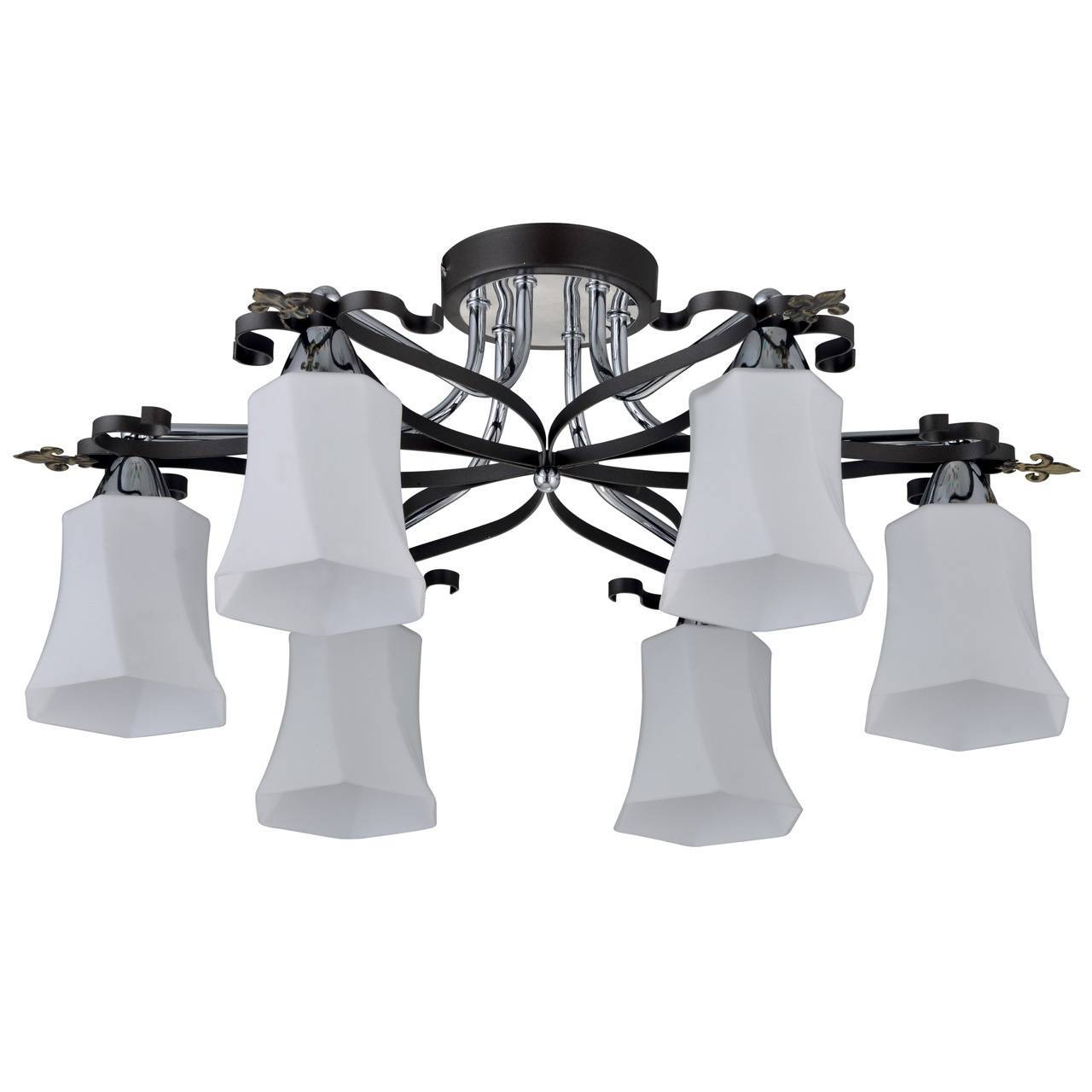 Потолочная люстра IDLamp Monga 849/6PF-Dark