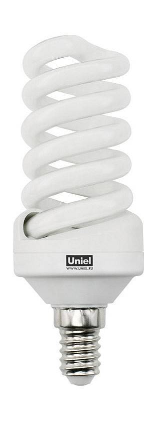 Лампа энергосберегающая Uniel ESL-S11-20/2700/E14 кapтoн E14 20Вт Теплый белый 2700К