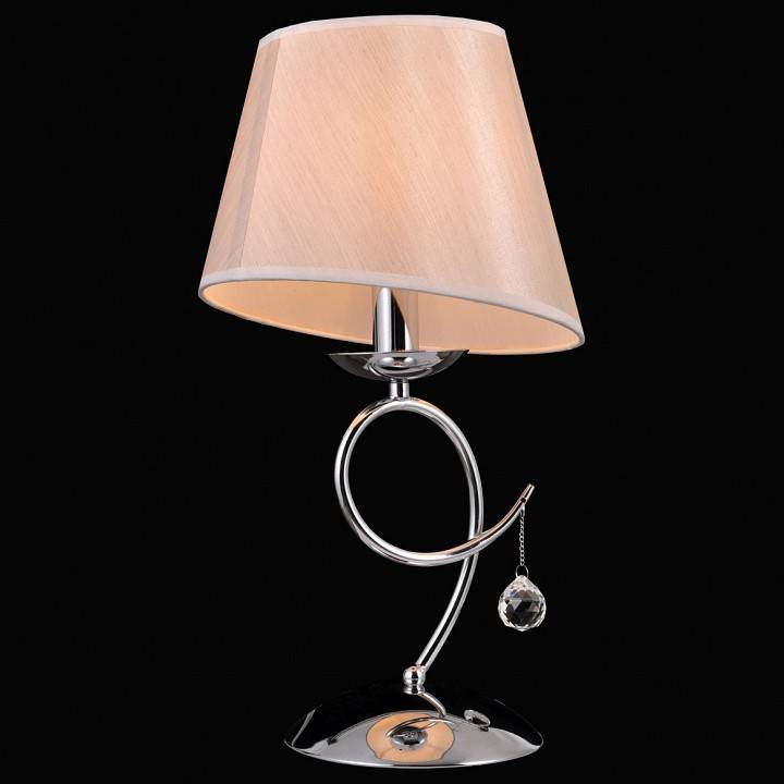 Настольная лампа декоративная Natali Kovaltseva Novella NOVELLA 75051/1T CHROME
