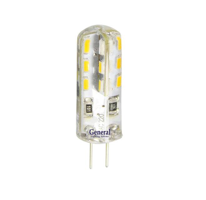 Светодиодная лампа GENERAL LIGHTING 651200 G4 3Вт Теплый белый 2700К