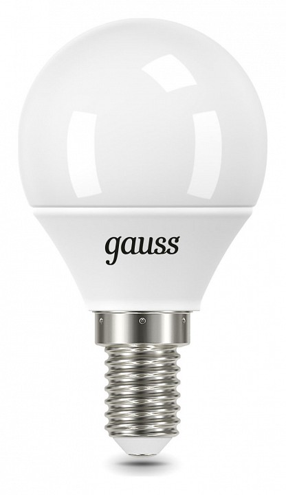 Лампа светодиодная Gauss Шар E14 6.5Вт 6500K 105101307