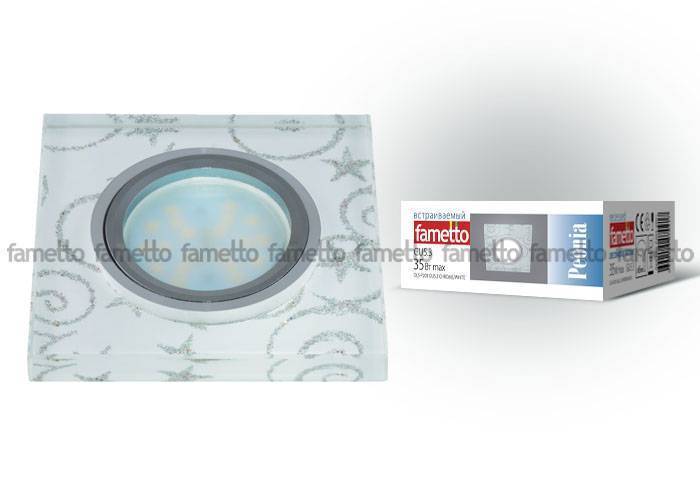 Светильник точечный Fametto DLS-P203 GU5.3 CHROME/WHITE