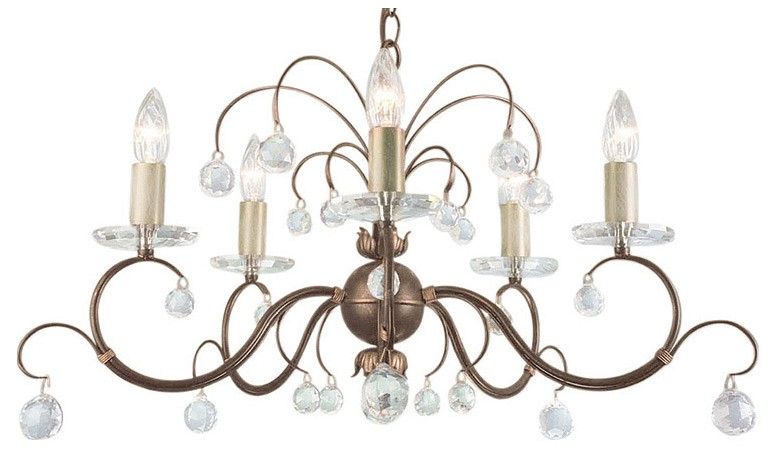 Подвесная люстра Elstead Lighting Lunetta LUN5-BRONZE